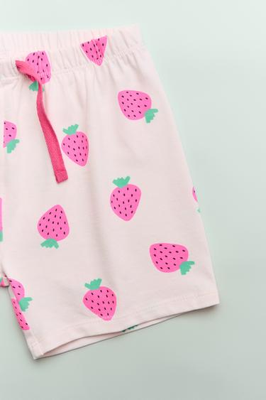 2–6 M./ PIŽAMA SU BRAŠKIŲ RAŠTU – Rožinė – „Zara“