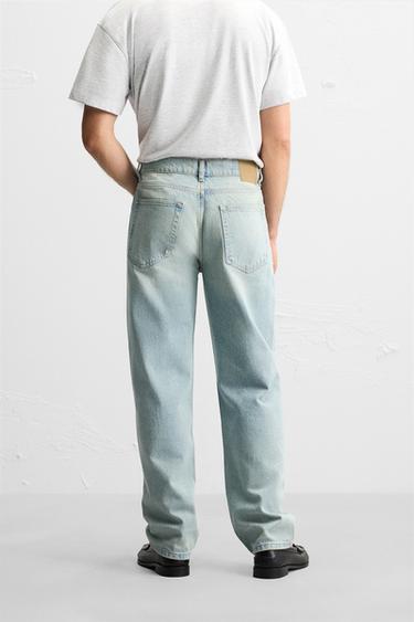 STRAIGHT FIT ANKLE JEANS - Mid-blue by Zara - Image 2