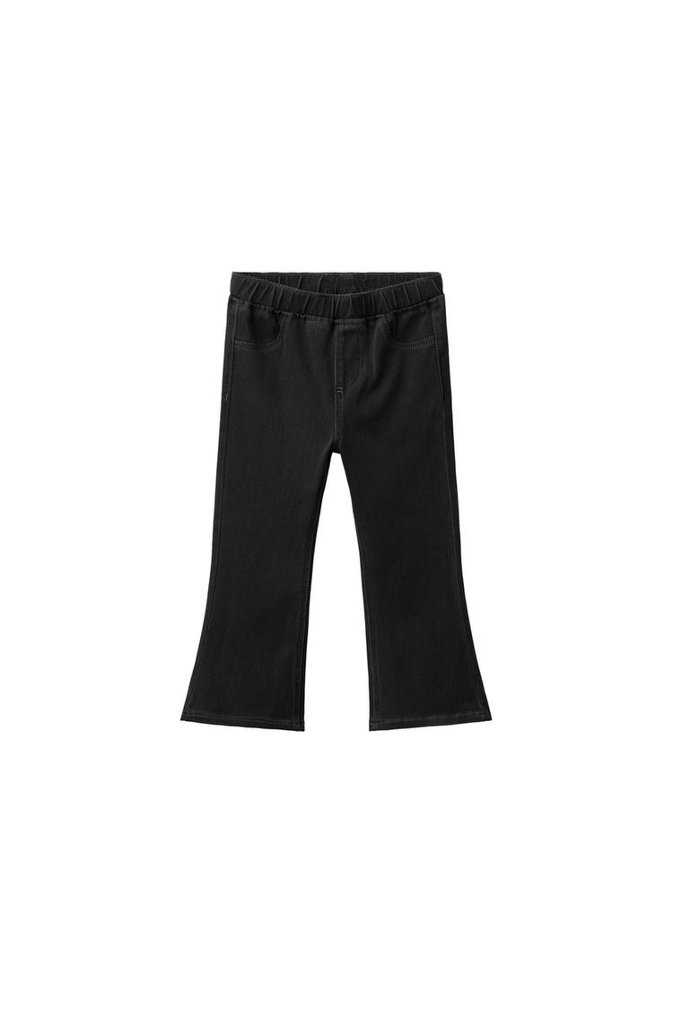 Leggings acampanados de mezclilla 2