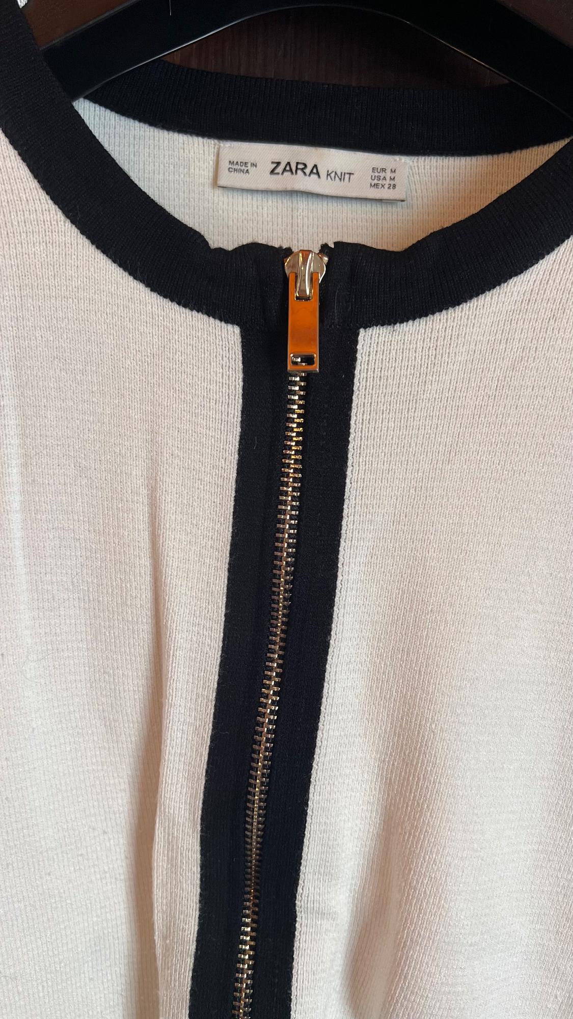 CARDIGAN WITH CONTRASTING TRIMS - Image 2