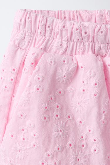 BERMUDA BRODÉE SHIFFLY - Rose clair de Zara - Image 2