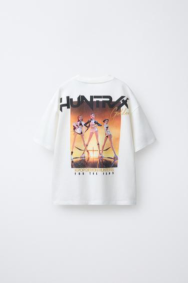 T-SHIRT MIT KPOP DEMON HUNTERS™ NETFLIX ©-PRINT - Cremefarben von Zara