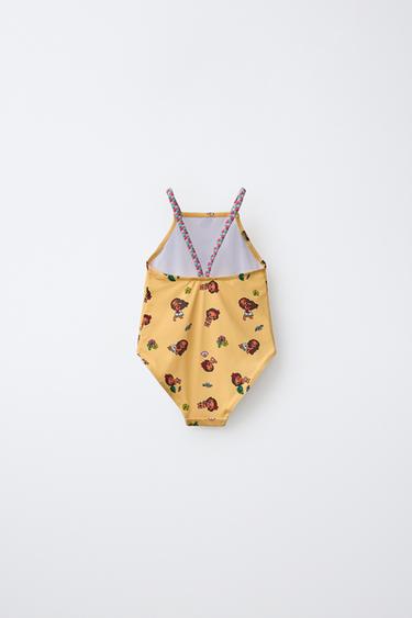 2-6 YEARS / MOANA © DISNEY PRINTED SWIMSUIT - Mid-yellow by Zara