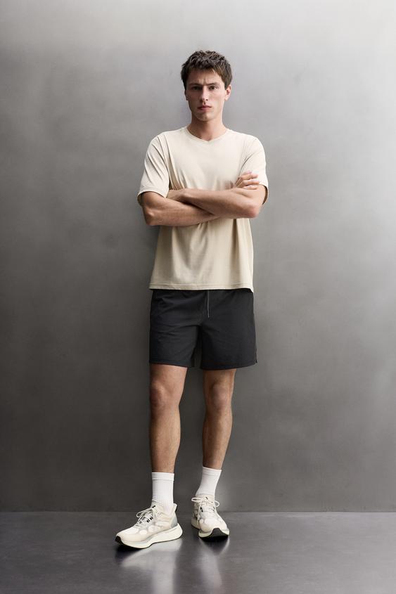 TECHNICAL TRAINING T-SHIRT - Dark camel by Zara - Image 0