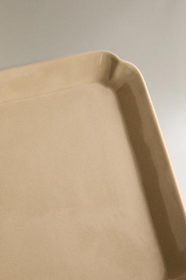 PLATEAU GRÈS CARRÉ - Gris / Beige de Zara - Image 2