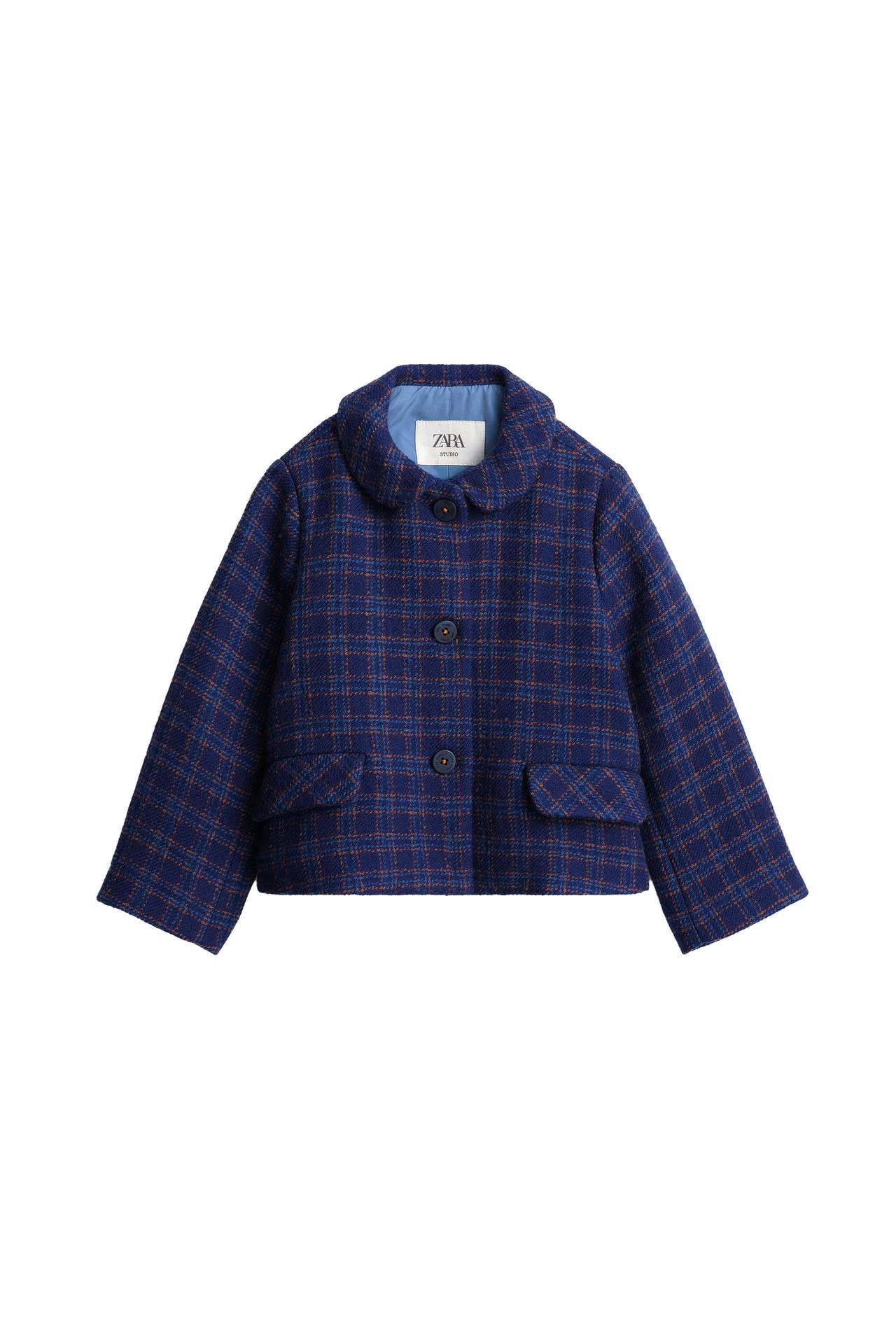 LIMITED EDITION CHECK WOOL BLEND COAT