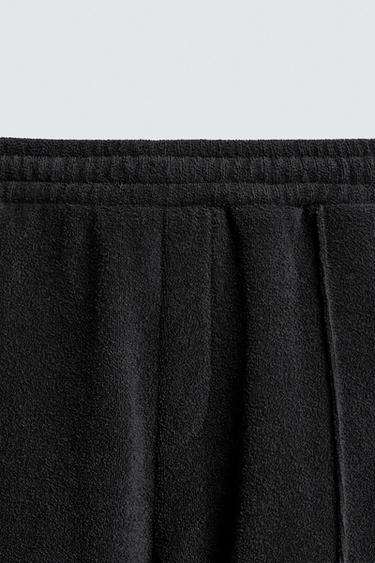 CONTRAST TOWELLING BERMUDA SHORTS - Navy blue de Zara - Image 7