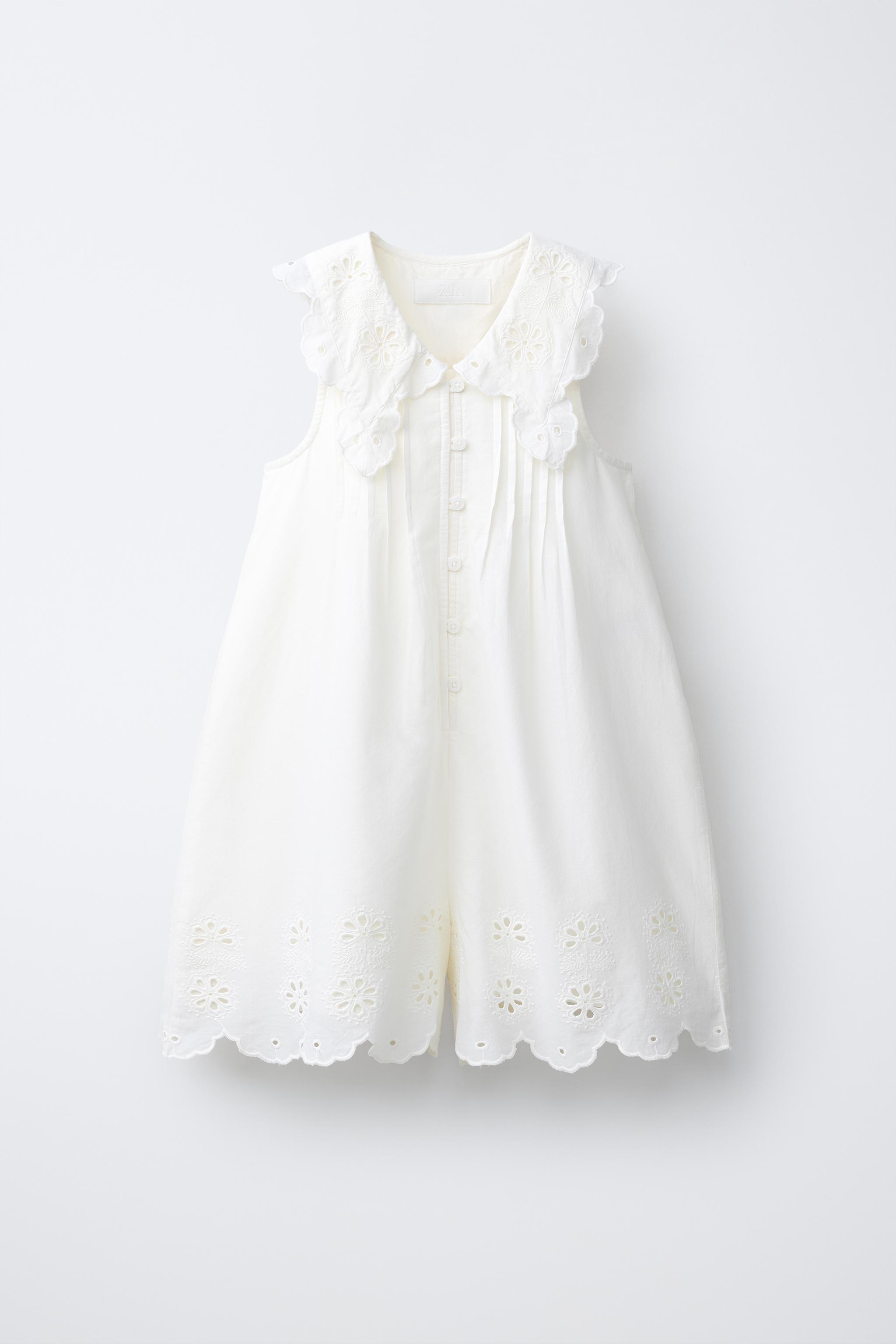 COMBI-SHORT COL CLAUDINE BRODERIES