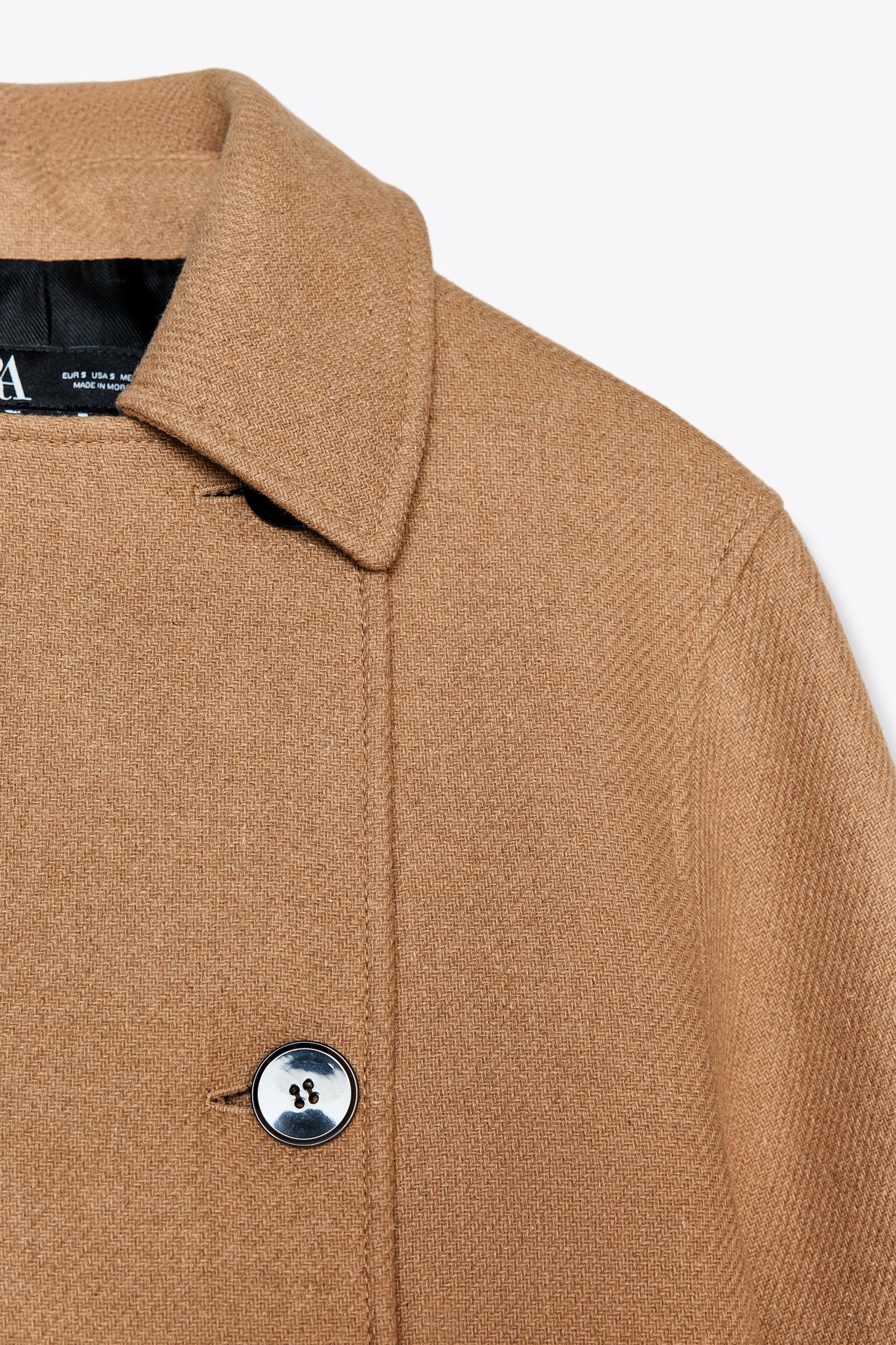 Zara Camel Best Camel Coats 2019 WOOL BLEND DOUBLE