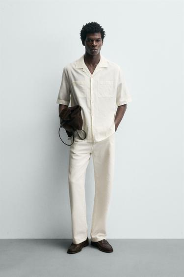 CAMISA ALGODÓN - LIÑO - Cru de Zara