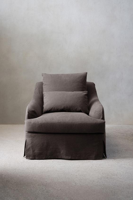ARMCHAIR 01 - Brown by Zara - Image 0