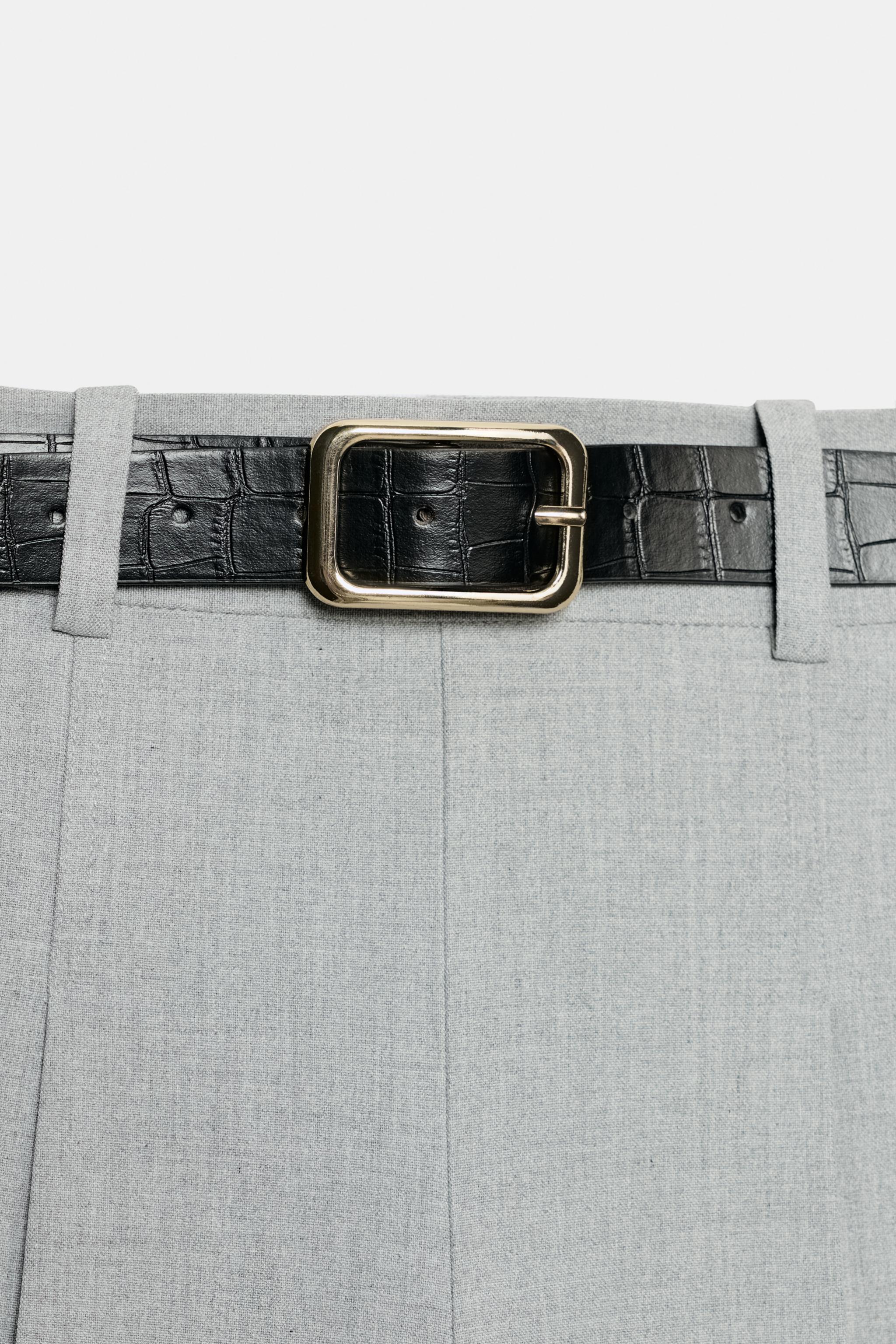 BELTED LONG BERMUDA SHORTS