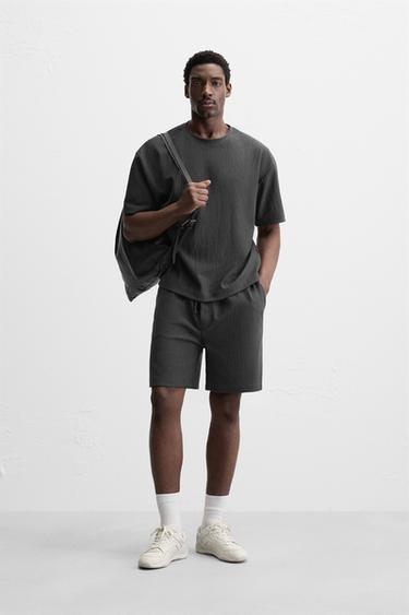 ショートパンツ (グレー・灰色) | メンズ | 最新コレクション | ZARA 日本