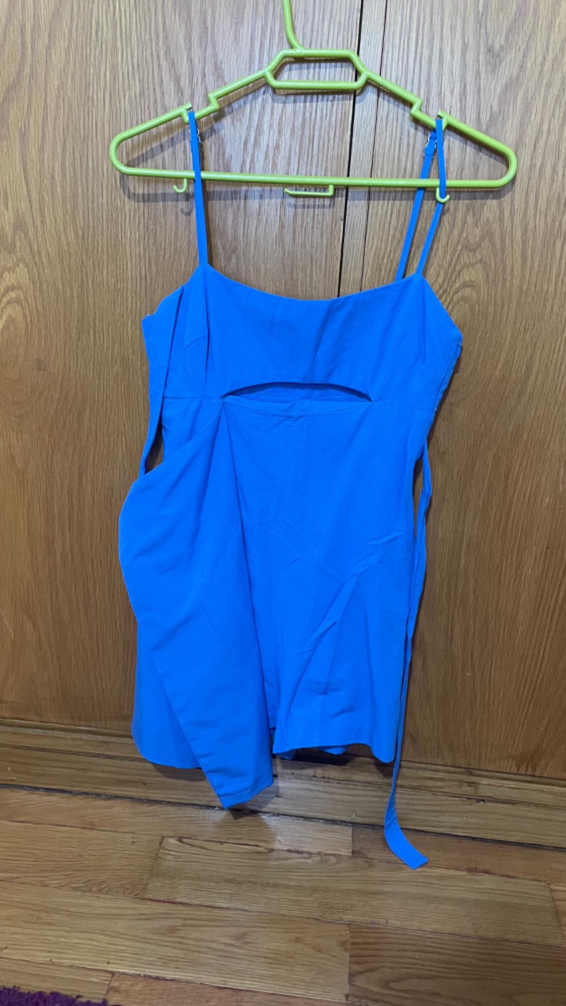 LINEN BLEND PLAYSUIT DRESS - Image 3