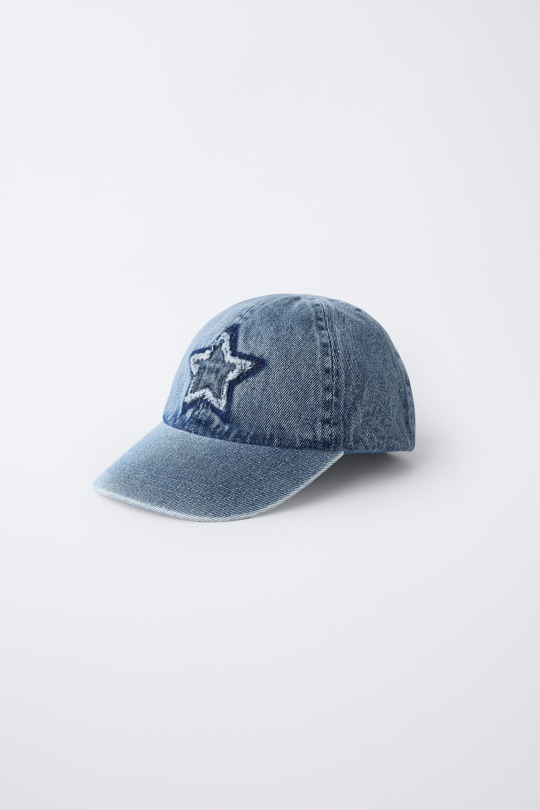 EMBROIDERED STAR DENIM CAP