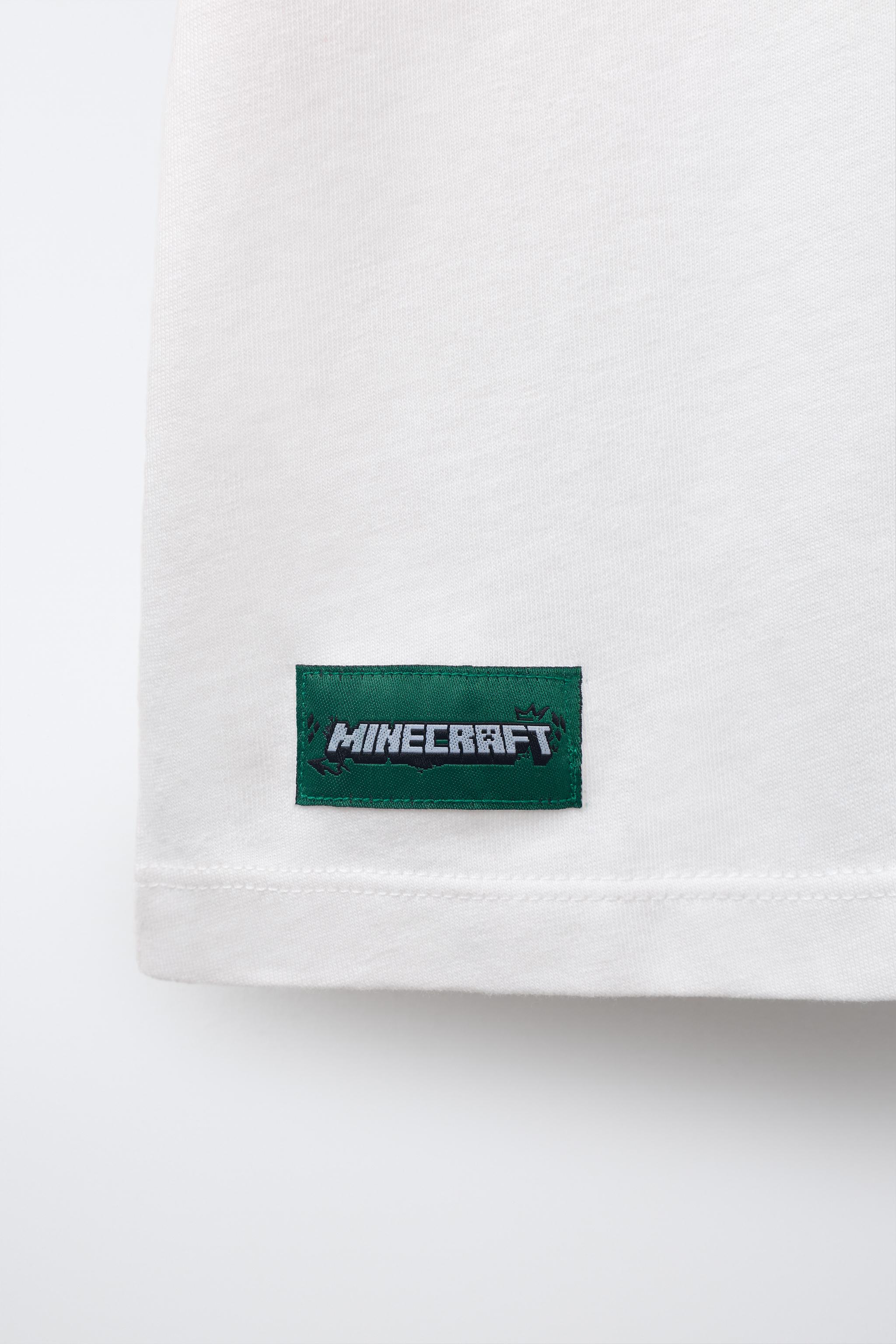 Детские футболки Zara MINECRAFT © MOJANG AB. T-SHIRT — фото 4