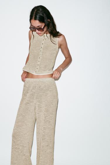 TOP GILET À BOUTONS - Gris de Zara - Image 2