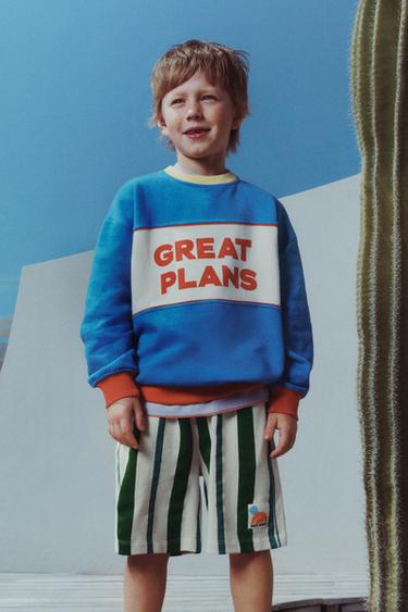 Zara Çokrenkli - SLOGANLI SWEATSHIRT