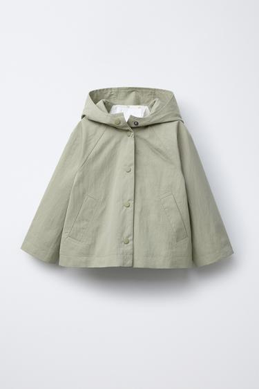 FLORAL LINING PARKA - Light khaki by Zara - Image 0