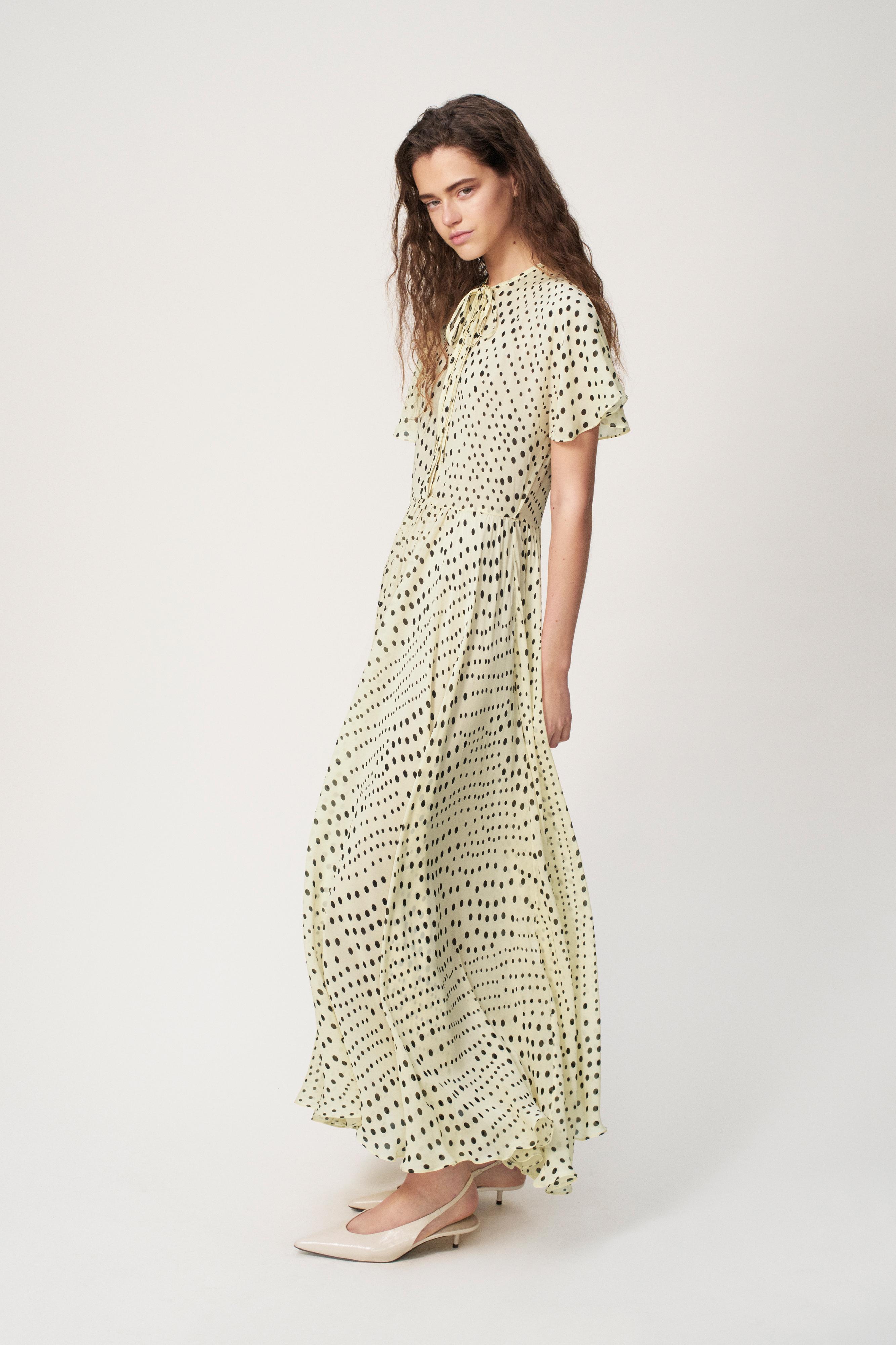 Zara PUANTİYE DESENLİ ELBİSE - THE ITEM ZARA WOMAN görsel 5