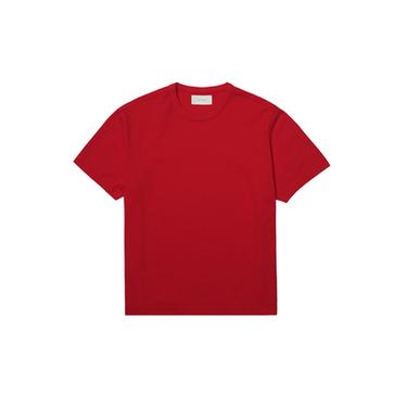 RELAXED FIT T-SHIRT WITH BINDING - Red by Zara