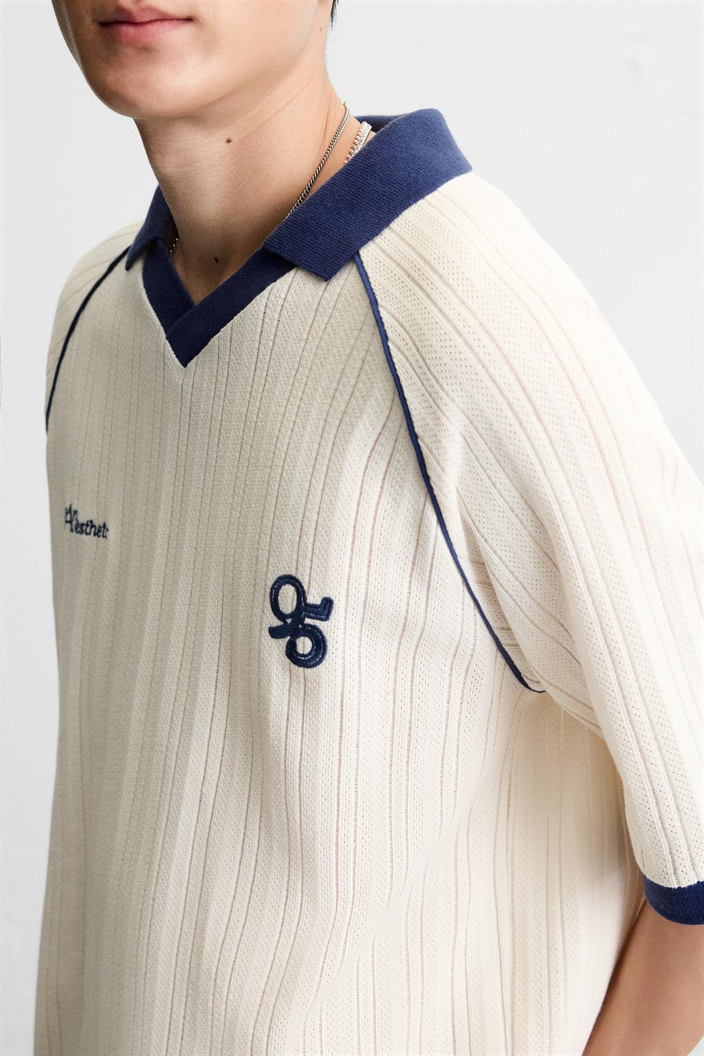 Thumbnail image for JACQUARD EMBROIDERED POLO SHIRT