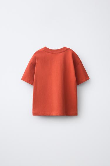 ANIMAL PRINT T-SHIRT — Light maroon 2