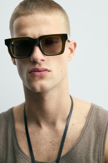 LUNETTES DE SOLEIL CARRÉES - Vert de Zara - Image 2
