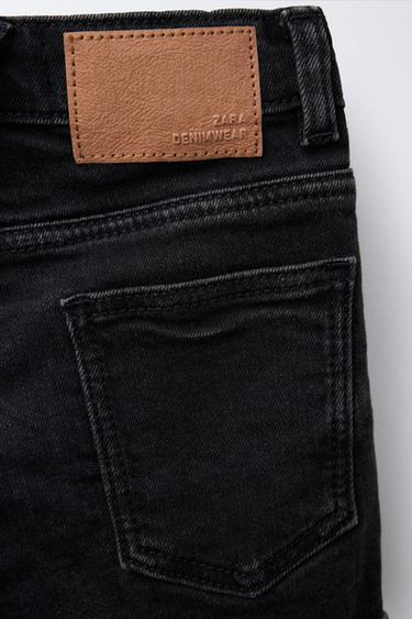 REGULAR DENIM BERMUDA SHORTS - Black by Zara - Image 3