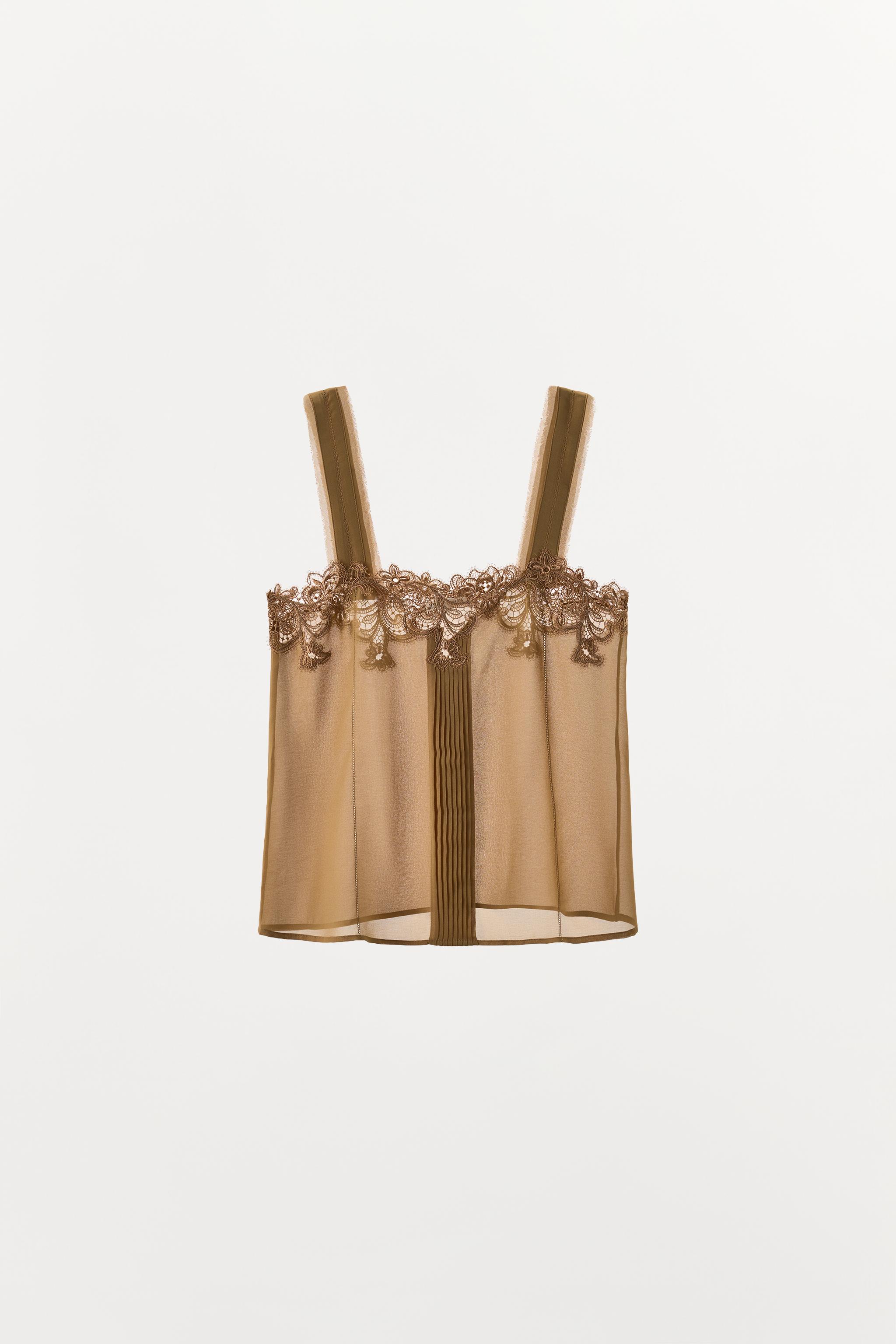 GEORGETTE LACE TOP