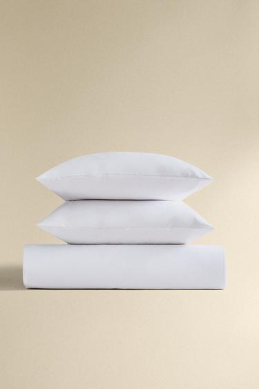 HOUSSE DE COUETTE PERCALE DE COTON FESTON (800 FILS) - Blanc de Zara - Image 5