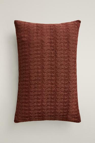 CHENILLE CUSHION COVER - Brick by Zara - Image 0