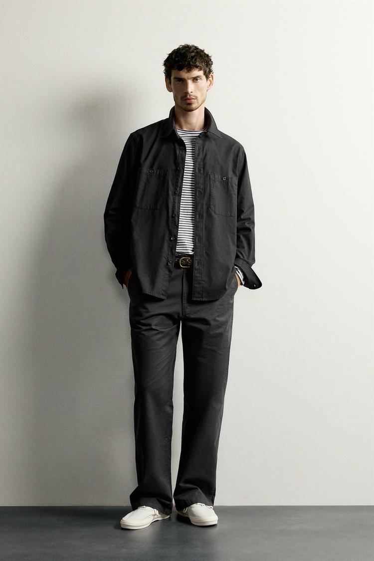REGULAR FIT POCKET SHIRT