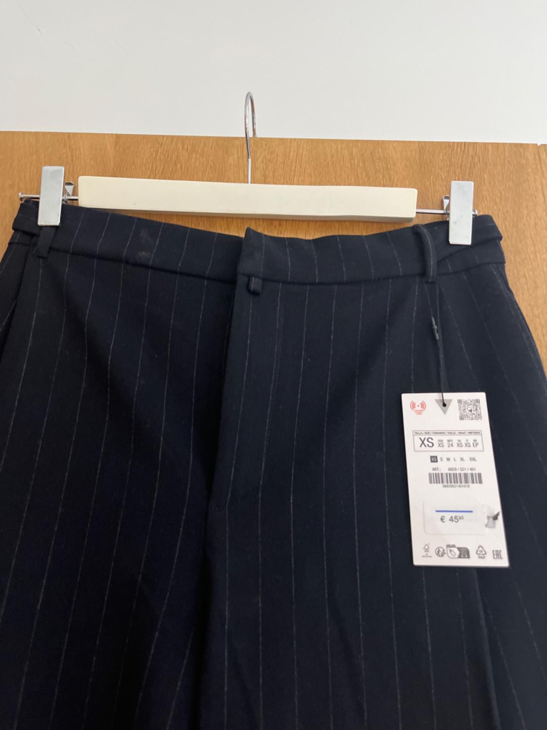PINSTRIPED FLANNEL TROUSERS - Image 4