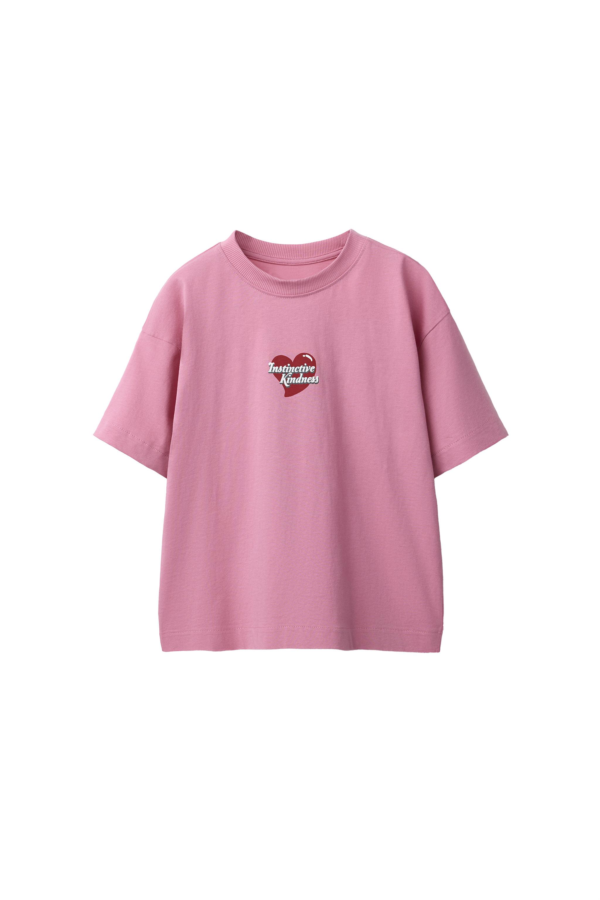 ハートプリントTシャツ - ホワイト | ZARA Japan / 日本