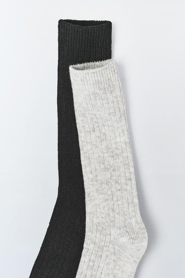 2-PACK OF RIBBED SOCKS - LIMITED EDITION - Multicoloured by Zara - Image 1