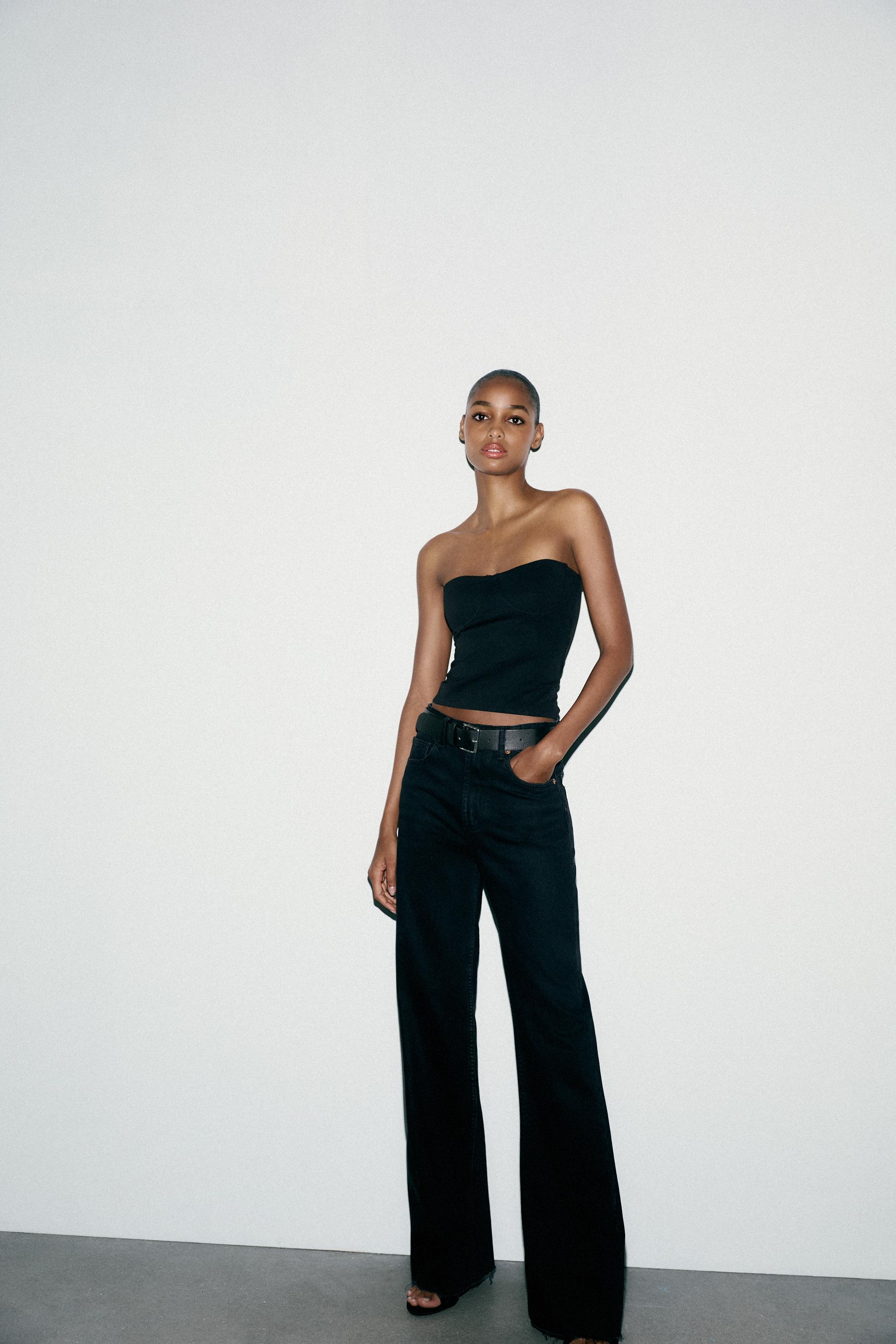 新品未使用　ZARA ストラップレス タイトスカート ブラック 08433521800-p.jpg?ts=