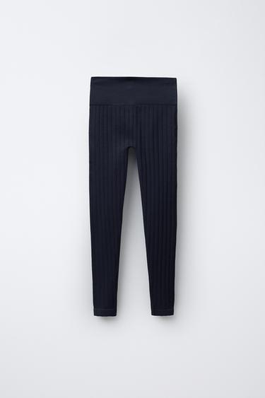 SEAMLESS GYM LEGGINGS - Blue by Zara - Image 1