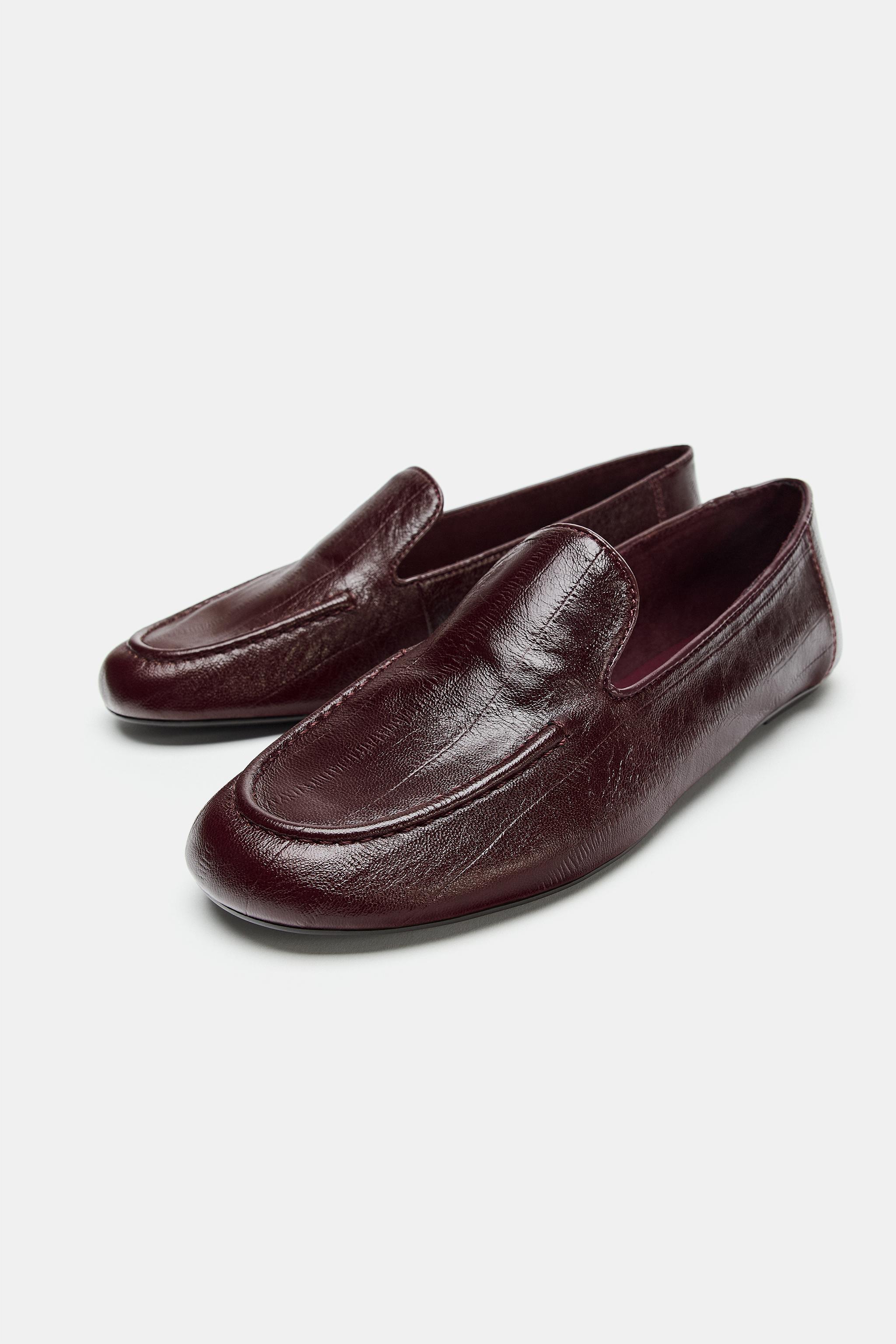 SOFT LEATHER FLAT LOAFERS