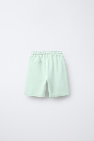 BERMUDA INTERLOCK SPORT - Vert d'eau de Zara - Image 1