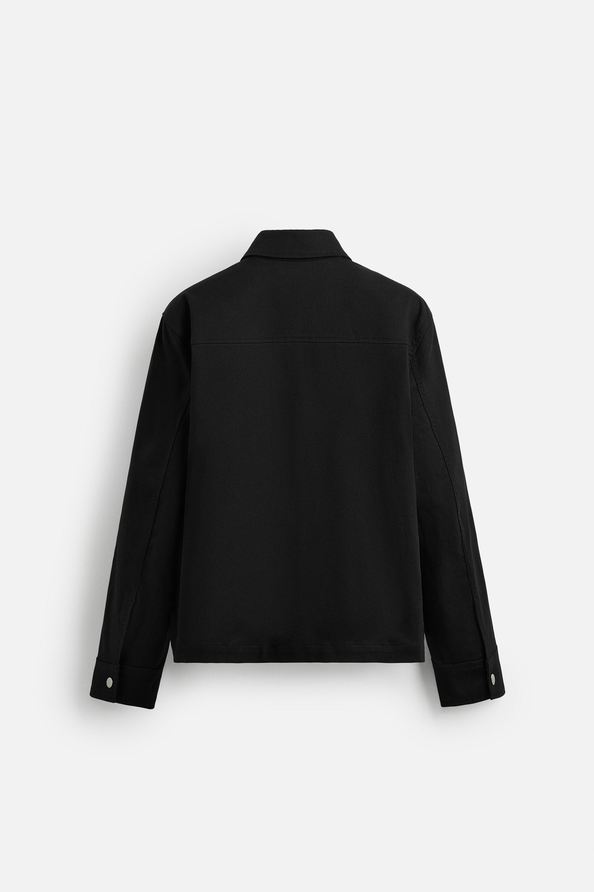 RELAXED FIT OVERSHIRT WITH POCKETS - Beige | ZARA South Africa