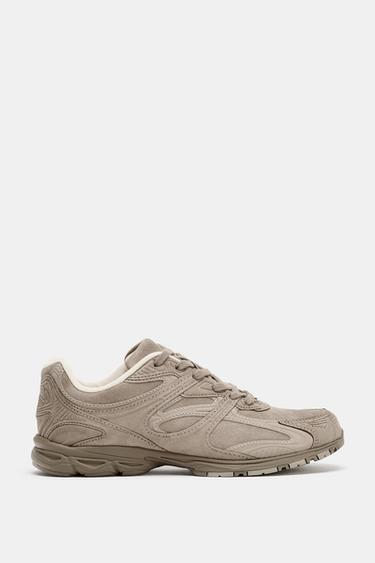 TENIS DEPORTIVO - Gris Topo de Zara