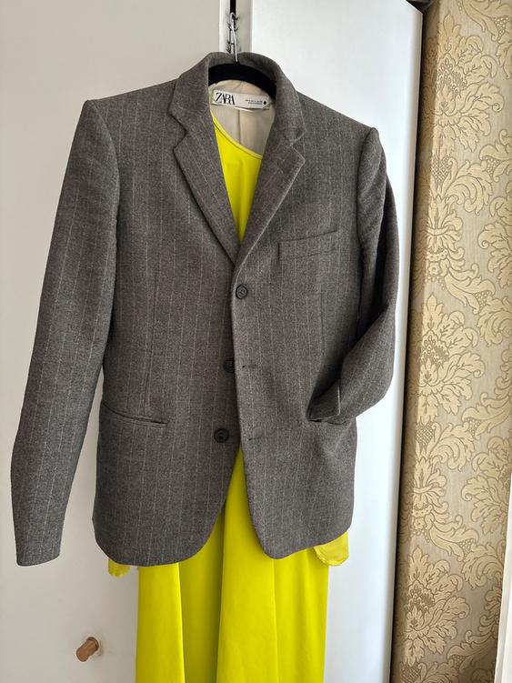 PINSTRIPE JACKET ZW COLLECTION - Image 3