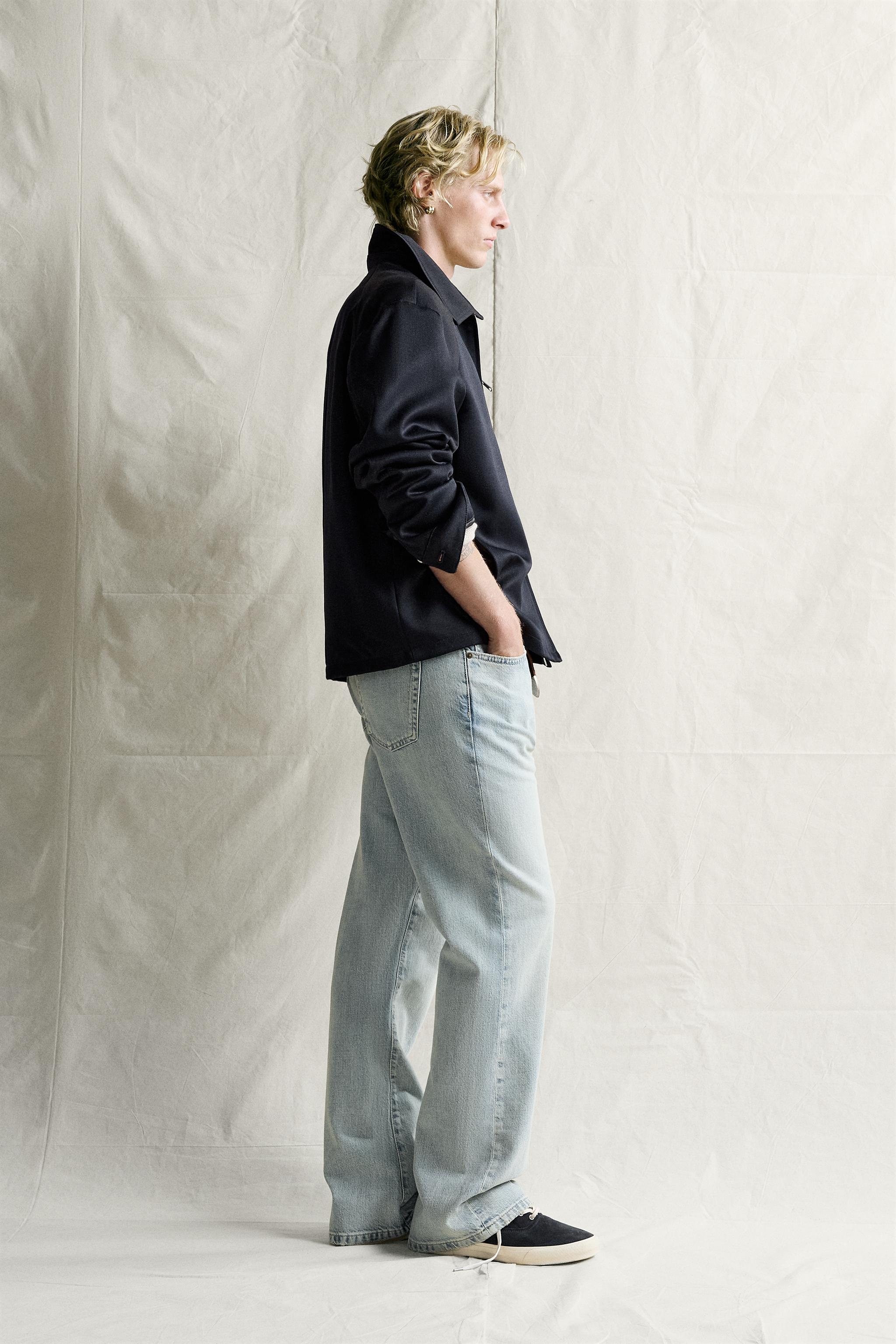 BLOUSON REGULAR FIT MÉLANGE LAINE