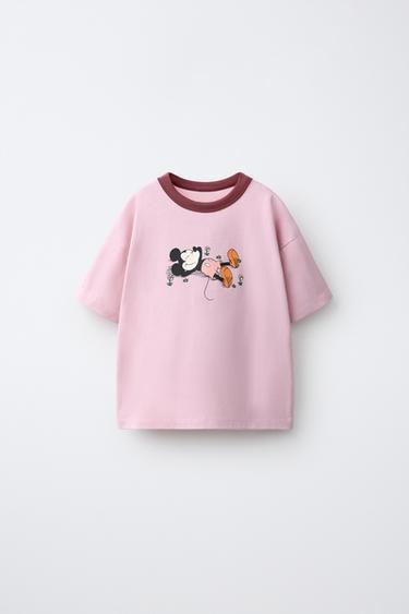 MICKEY MOUSE © DISNEY PRINT T-SHIRT - Pink by Zara