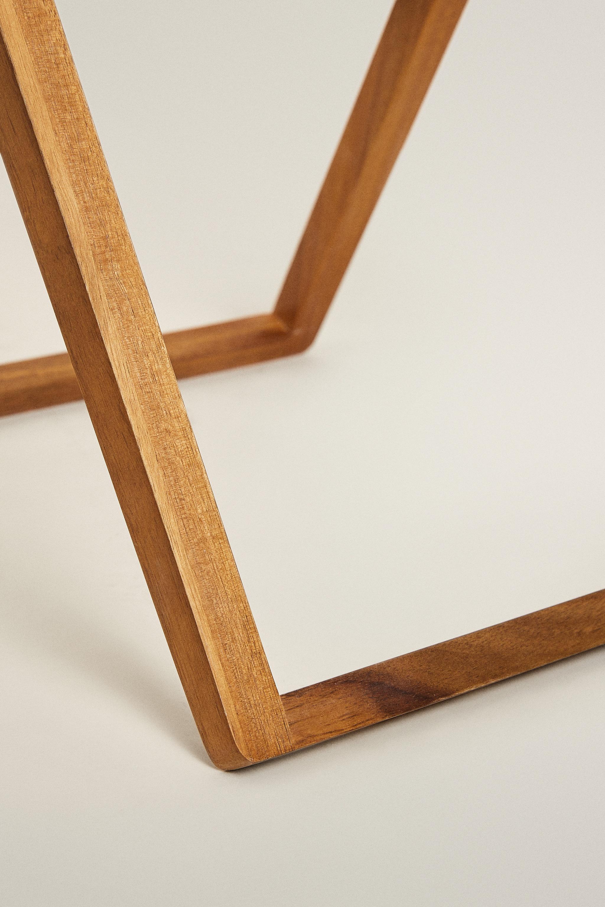 ACACIA WOOD TOWEL RACK