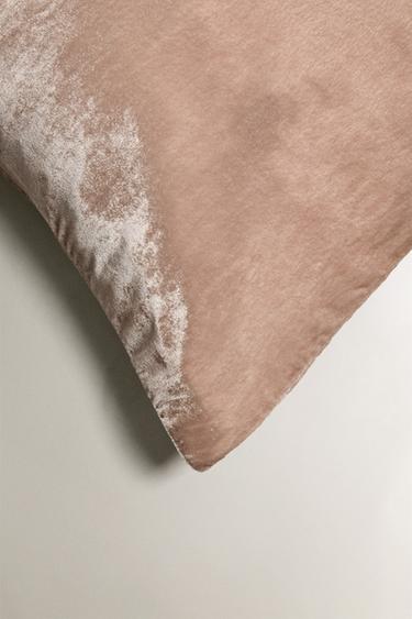 VELVET CUSHION COVER - Pink by Zara - Image 1