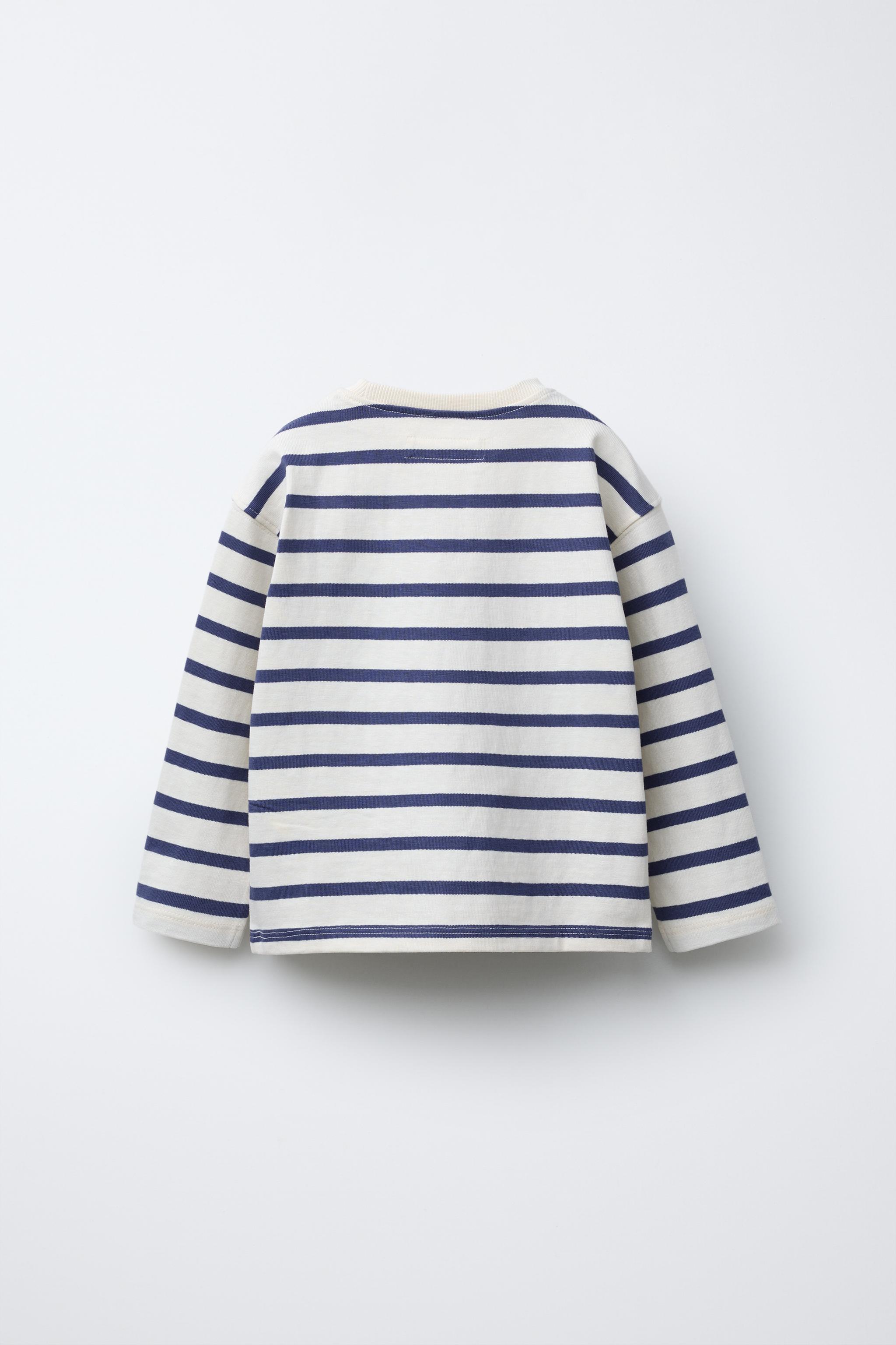 ［ZARA］ストライプ柄刺繍入りTシャツ 01887400104-a1.jpg?ts=