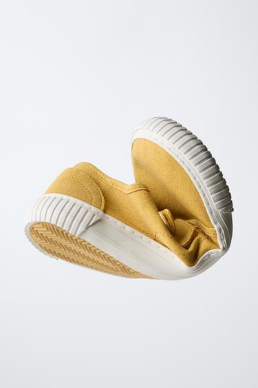 TENNIS PIEDS NUS - Jaune de Zara - Image 1