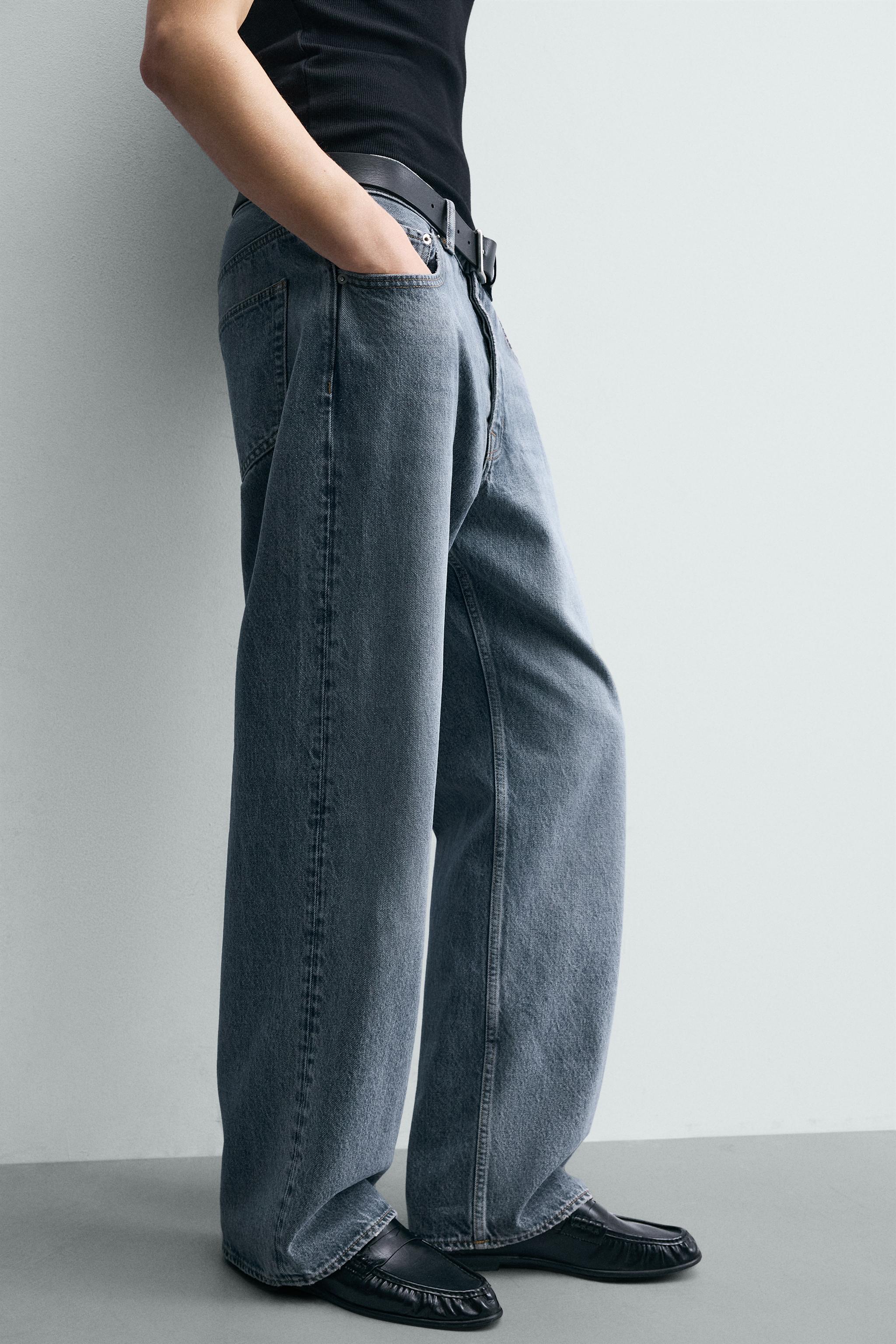 バギーフィットデニムパンツ - ウォッシュブルー | ZARA Japan / 日本